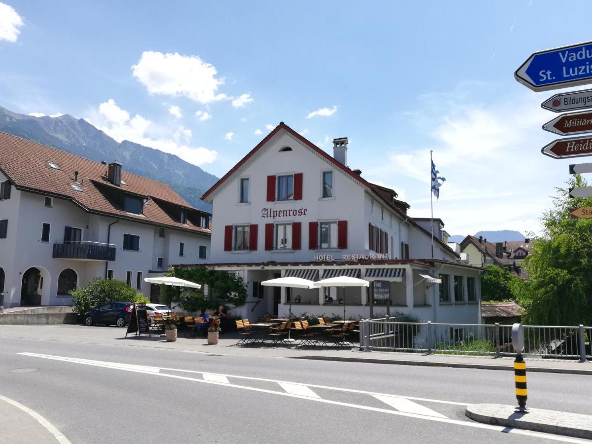 Hotel Alpenrose Maienfeld Exteriér fotografie